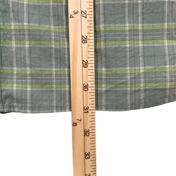 CARHARTT Rugged Flex Relaxed Fit Short Sleeve Button Shirt Mens XL Plaid Cotton - Picture 6 of 9